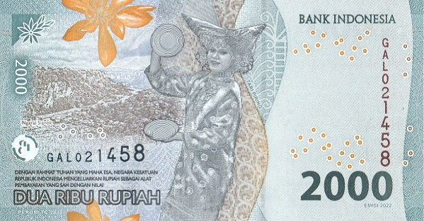 PN163 Indonesia - 2000 Rupiah Year 2022